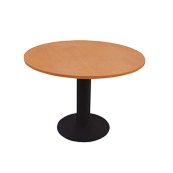 Mesa Circular con Pedestal de Disco para Oficina