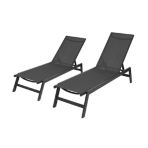 Reposera de Aluminio sin Brazos