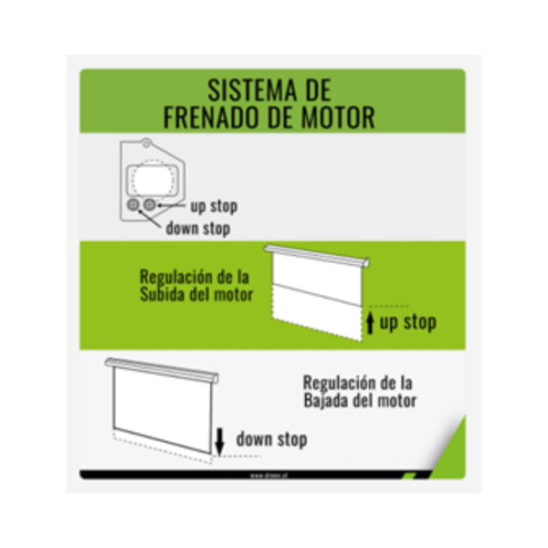 Telón Eléctrico 2,40x2,40 m (135'') Motor Tubular