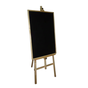 Pizarra Trípode de Madera